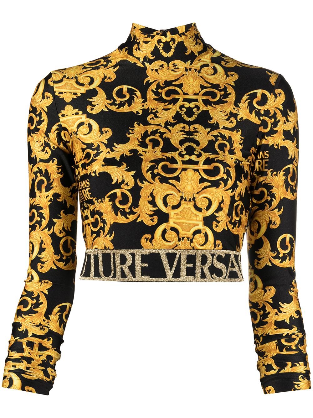 фото Versace jeans couture топ с принтом baroque