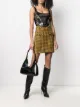 Image 2 of Versace Jeans Couture metallic baroque-print corset top