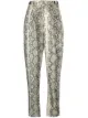 Image 1 of ROTATE snakeskin-print high-waisted trousers