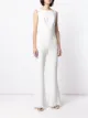 Isabel Sanchis boat neck flared jumpsuit