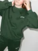 Image 2 of Danielle Guizio logo-embroidered crew-neck sweatshirt