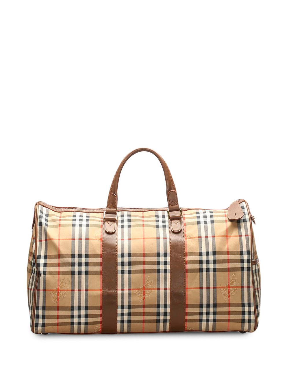 фото Burberry pre-owned сумка в клетку haymarket check