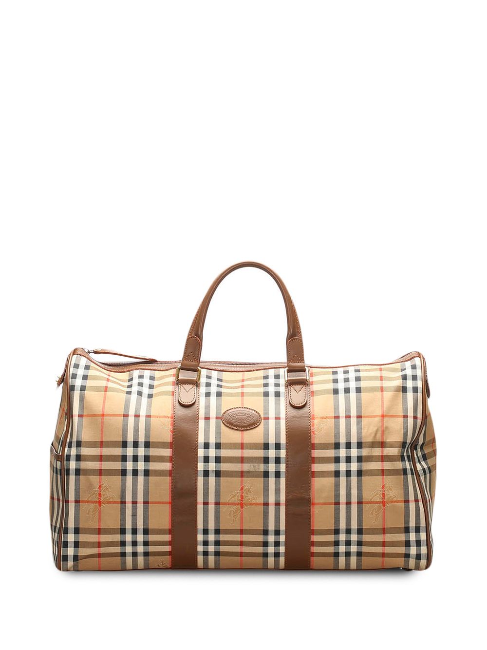 фото Burberry pre-owned сумка в клетку haymarket check