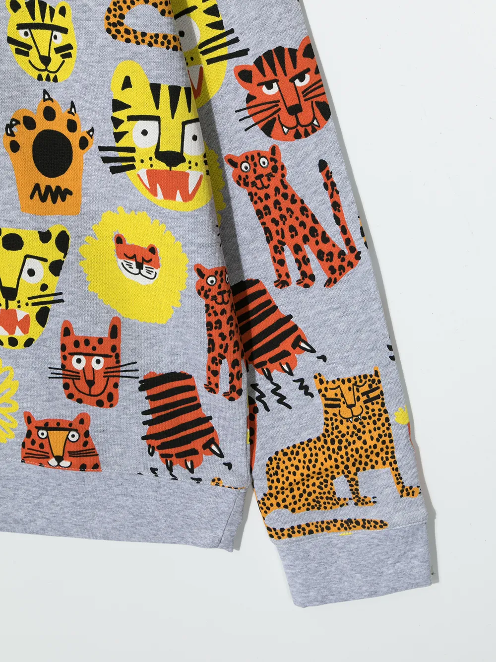 фото Stella mccartney kids толстовка с принтом wild cats