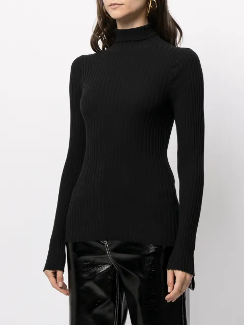 ANINE BING Clare ribbed-knit jumper - FARFETCH