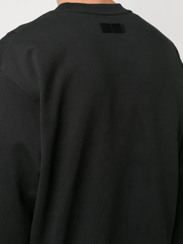 3.1 Phillip Lim Logo Patch Detail Sweatshirt | Black | FARFETCH