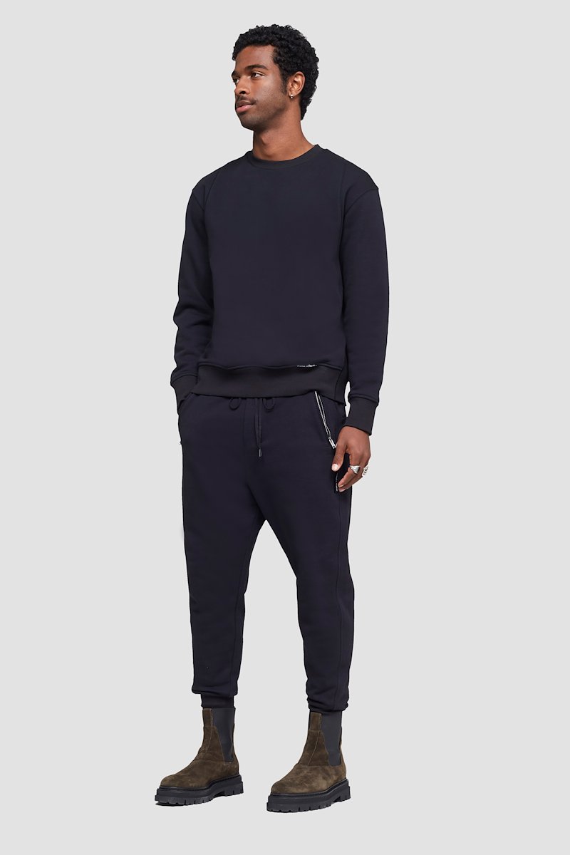 The Everyday Jogger-black #0 The Everyday Jogger, Black drawstring-waist track pants from 3.1 PHILLIP LIM featuring elasticated ankles, elasticated drawstring waistband, two side zip-fastening pockets and rear patch pocket.- 2