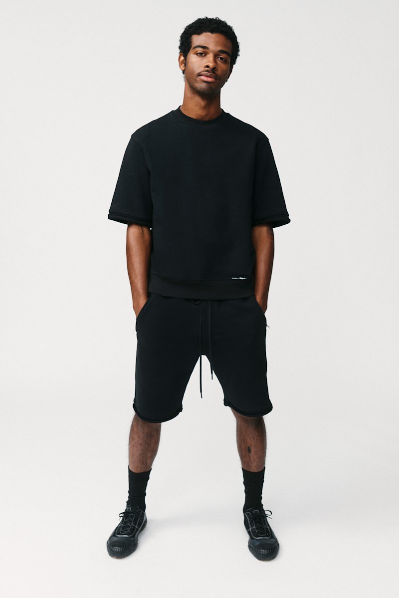 The Everyday Short-neutrals #1 The Everyday Short, Camel-tone knee-length track shorts from 3.1 PHILLIP LIM featuring elasticated drawstring waistband, two side zip-fastening pockets, rear patch pocket, straight leg, logo patch to the side and knee-length.- 1