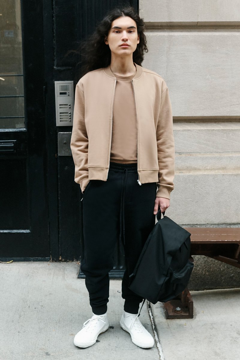 The Long Sleeve Essential Tee-black #1 The Long Sleeve Essential Tee, Black cotton logo patch detail T-shirt from 3.1 PHILLIP LIM featuring logo patch to the front, round neck, long sleeves and straight hem.- 3