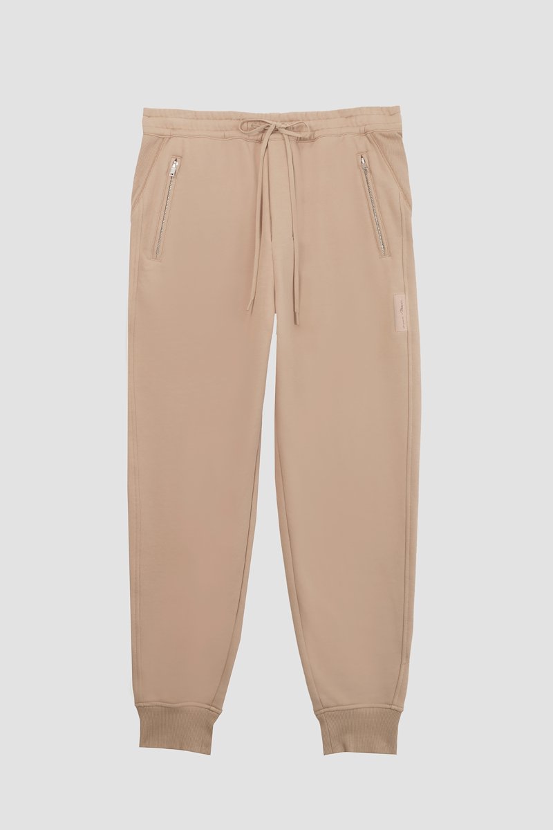 The Everyday Jogger-neutrals #1 The Everyday Jogger, Camel brown drawstring-waist track pants from 3.1 PHILLIP LIM featuring elasticated ankles, elasticated drawstring waistband, two side zip-fastening pockets and rear patch pocket.- 7