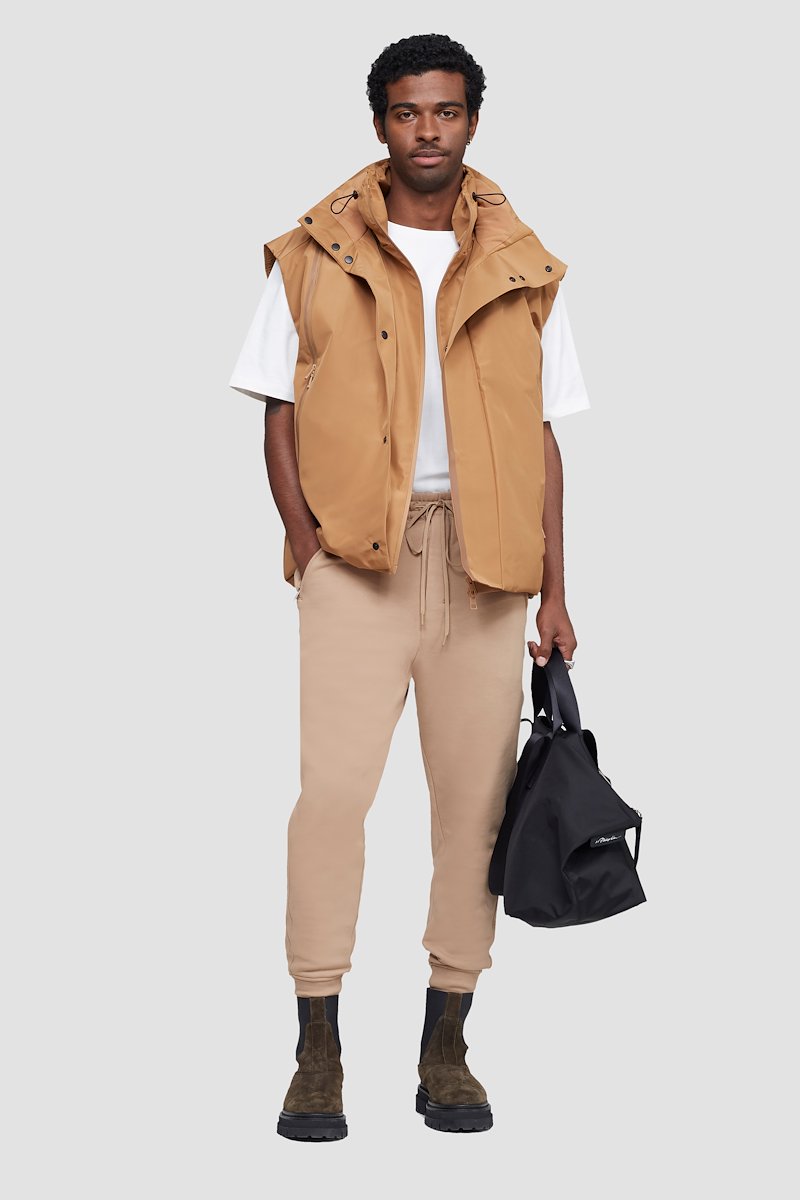 The Everyday Jogger-neutrals #0 The Everyday Jogger, Camel brown drawstring-waist track pants from 3.1 PHILLIP LIM featuring elasticated ankles, elasticated drawstring waistband, two side zip-fastening pockets and rear patch pocket.- 0