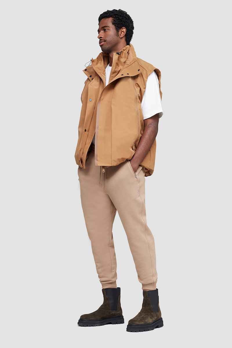The Everyday Jogger-neutrals #0 The Everyday Jogger, Camel brown drawstring-waist track pants from 3.1 PHILLIP LIM featuring elasticated ankles, elasticated drawstring waistband, two side zip-fastening pockets and rear patch pocket.- 2