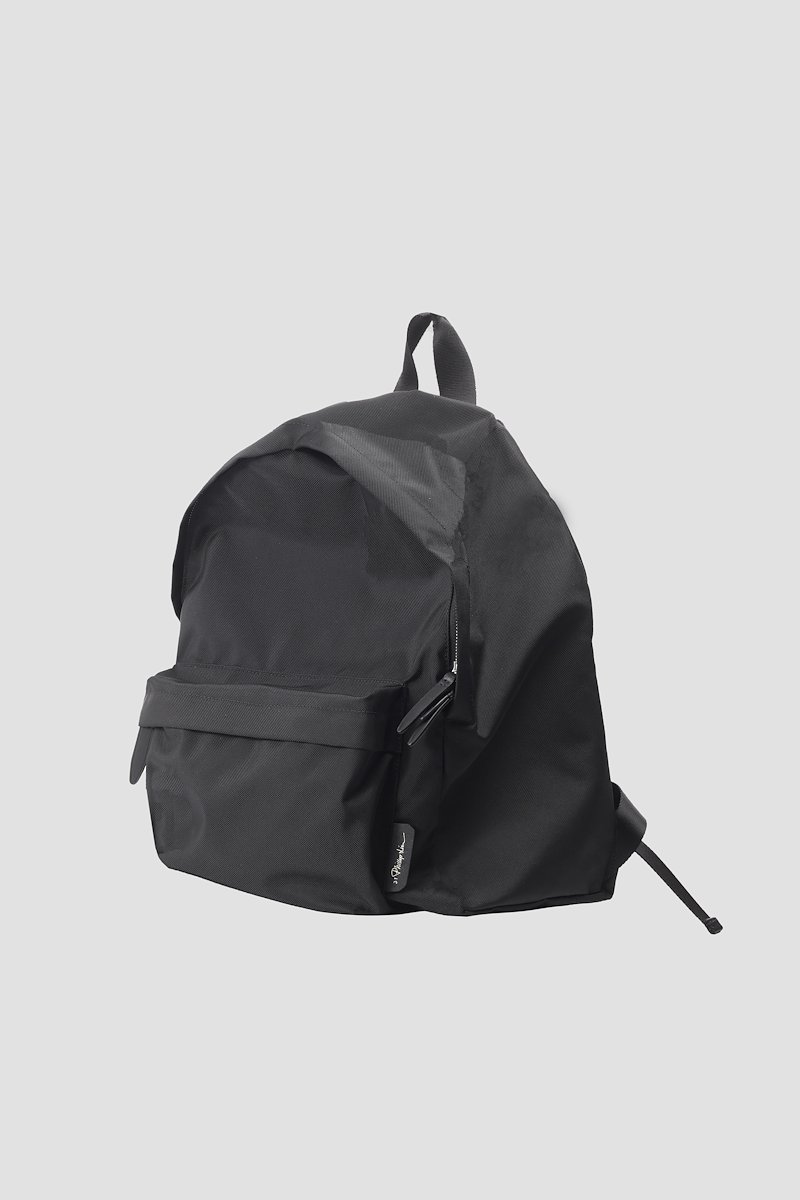 The Deconstructed Backpack-black #1 The Deconstructed Backpack, Black logo-patch Deconstructed backpack from 3.1 PHILLIP LIM featuring logo patch to the front, top zip fastening, two padded adjustable shoulder straps, single rounded top handle and front zip-fastening compartment.- 1