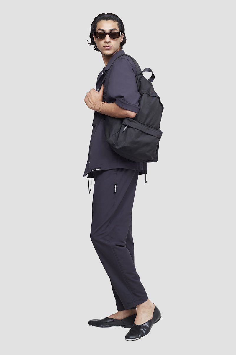 The Deconstructed Backpack-black #0 The Deconstructed Backpack, Black logo-patch Deconstructed backpack from 3.1 PHILLIP LIM featuring logo patch to the front, top zip fastening, two padded adjustable shoulder straps, single rounded top handle and front zip-fastening compartment.- 4