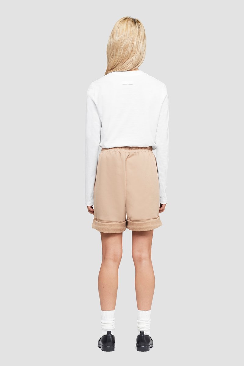 The Long Sleeve Essential Tee-white #1 The Long Sleeve Essential Tee, White cotton basic long-sleeve T-shirt from 3.1 PHILLIP LIM featuring jersey knit, logo patch to the side, crew neck, long sleeves and straight hem.- 3