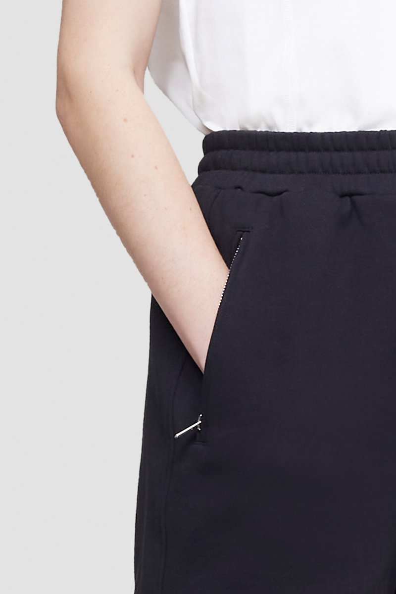 The Everyday Short-black #0 The Everyday Short, BLACK Natural (Veg)->Cotton EVERYDAY TERRY SHORTS from 3.1 Phillip Lim. - 4