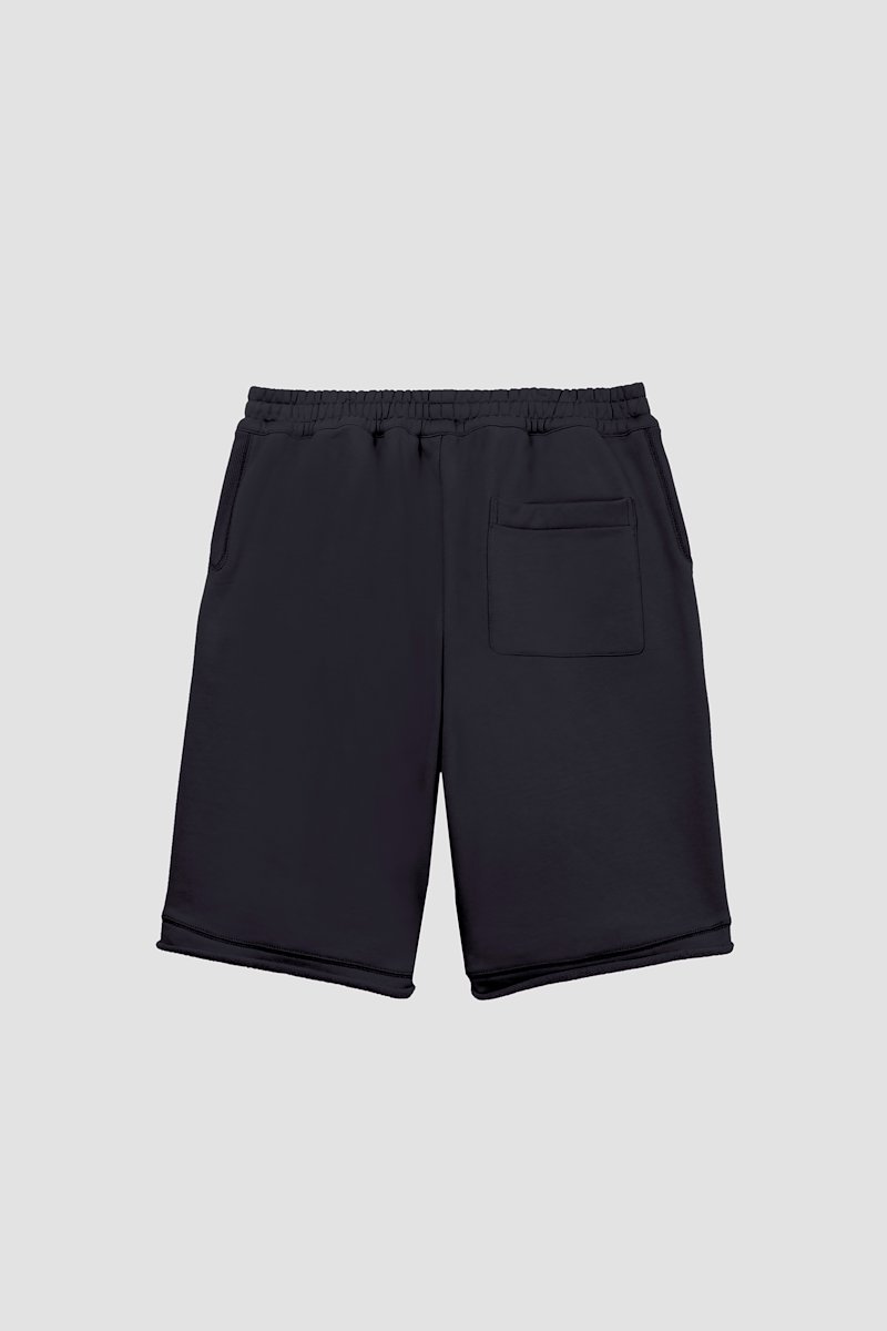 The Everyday Short-black #0 The Everyday Short, Black cotton Everyday terry shorts from 3.1 PHILLIP LIM featuring elasticated drawstring waistband, two side zip-fastening pockets, rear patch pocket and rolled trim.- 6