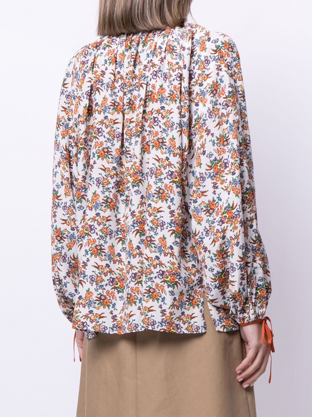 фото Paul smith блузка с цветочным принтом
