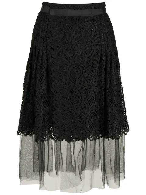 Andrea Bogosian Verissimo lace midi skirt
