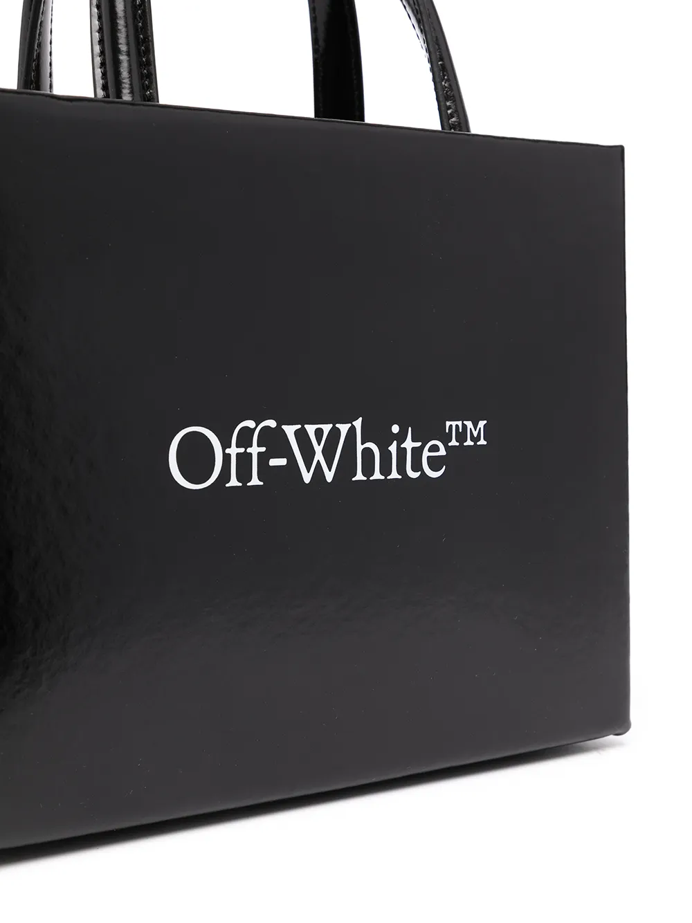 фото Off-white сумка-тоут mini box с логотипом