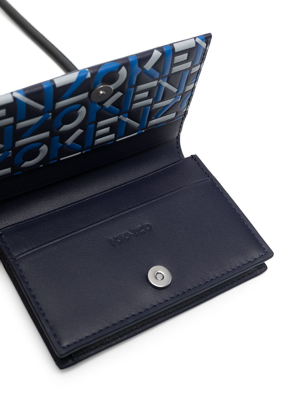 фото Kenzo embossed logo-print cardholder