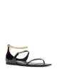 Image 2 of Stella McCartney Bella chain-trim flat sandals