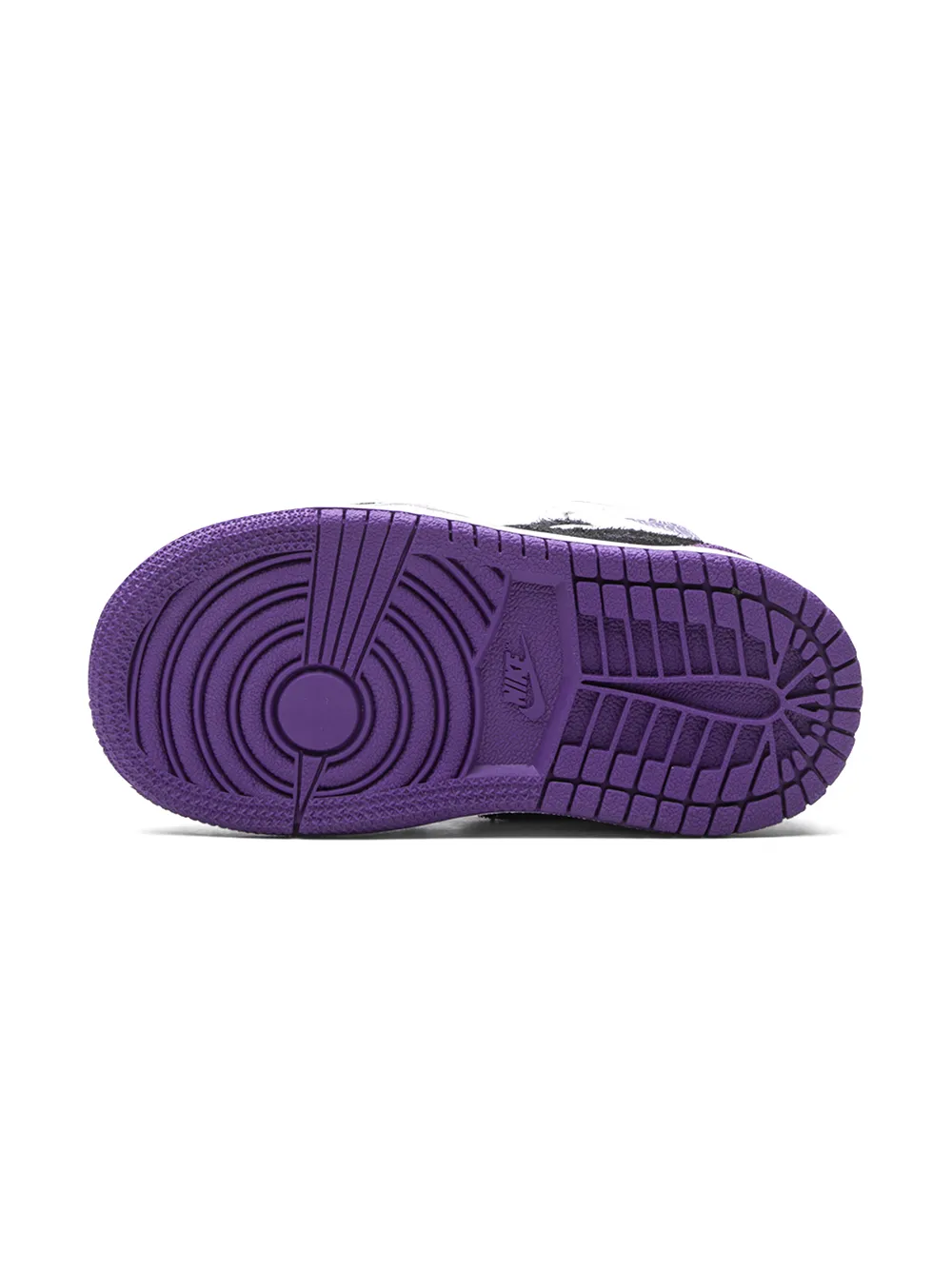 фото Jordan kids кроссовки air jordan 1 mid se purple suede