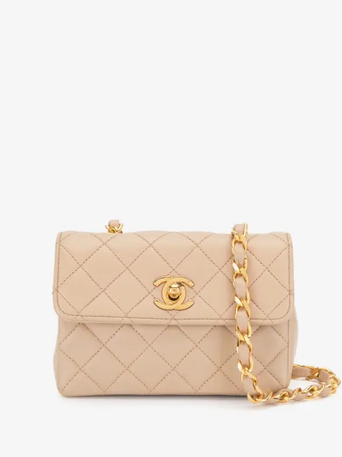 CHANEL Pre-Owned 1990 diamond-quilted mini bag
