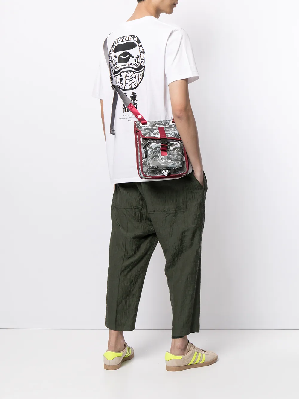 фото A bathing ape® футболка с графичным принтом