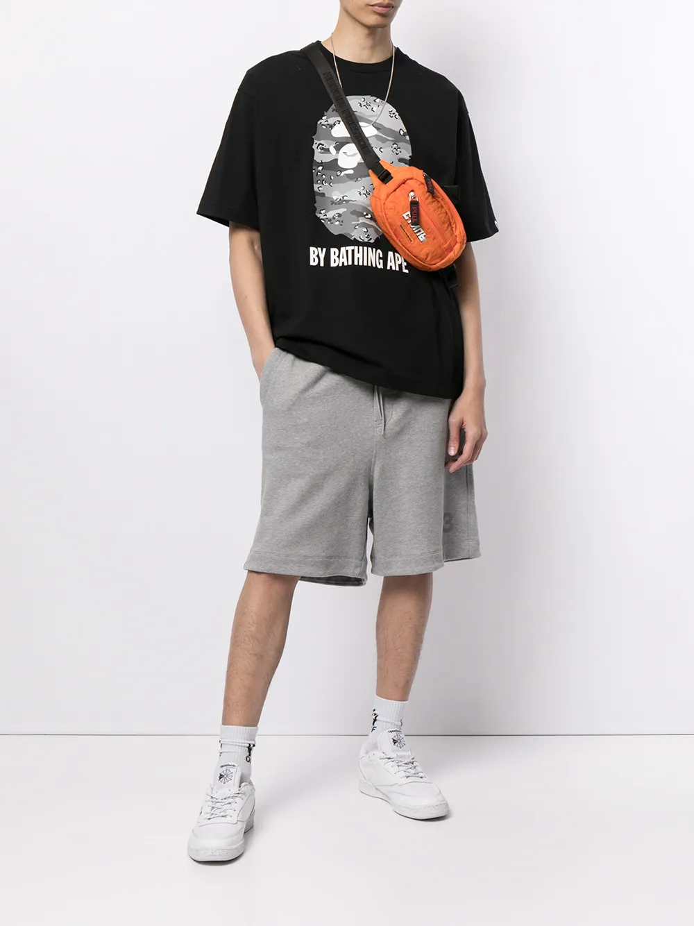 фото A bathing ape® футболка с принтом ape head