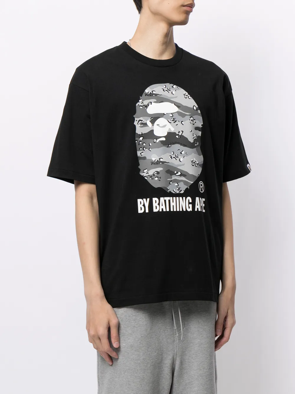 фото A bathing ape® футболка с принтом ape head