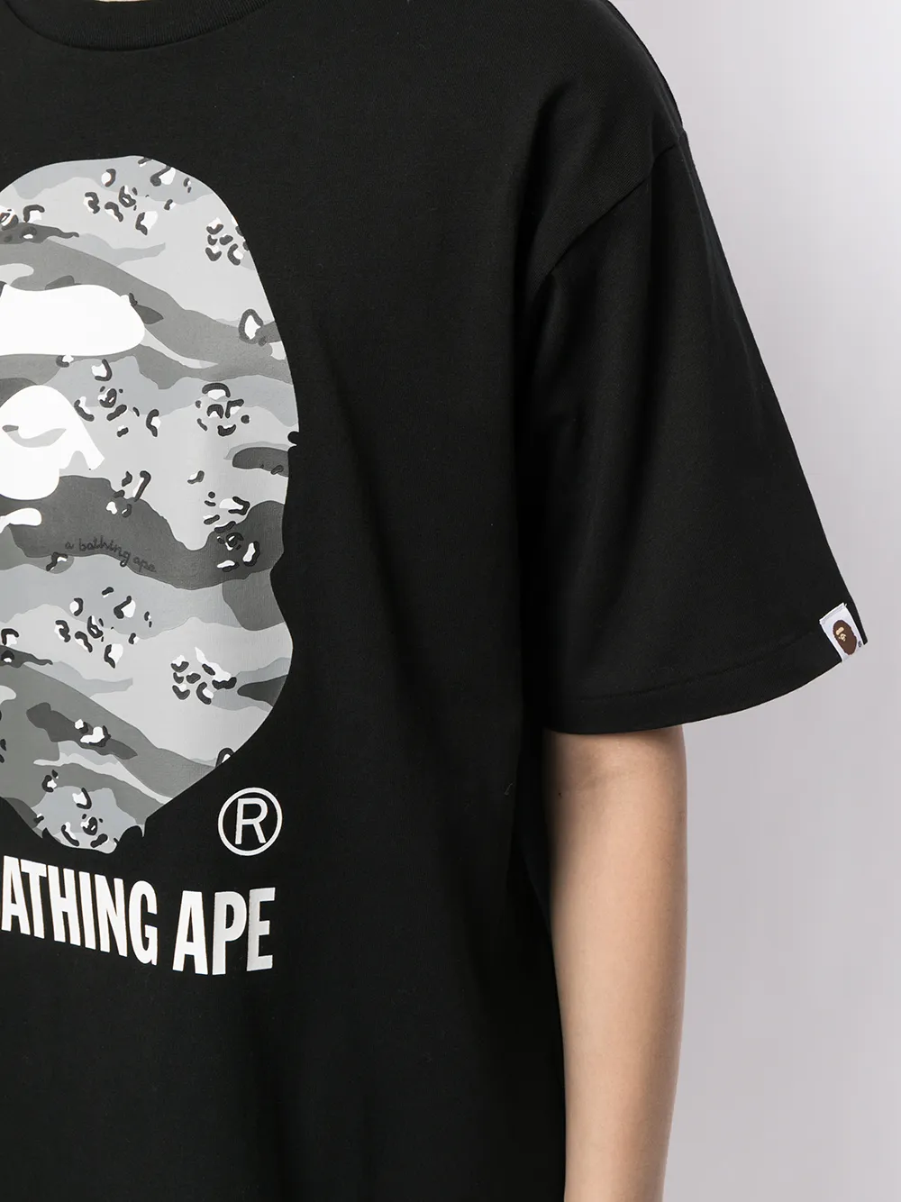 фото A bathing ape® футболка с принтом ape head