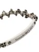 Alexander McQueen Skull logo-tab bracelet