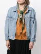 Image 2 of Hermès pre-owned forest print pleated scarf