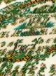 Hermès pre-owned forest print pleated scarf