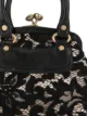 Céline Pre-Owned pre-owned lace panel kiss-lock tote bag