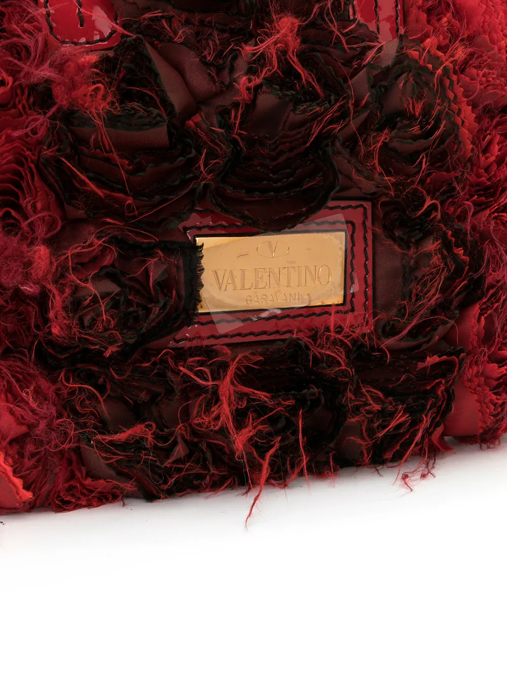 фото Valentino pre-owned сумка-тоут с логотипом и драпировкой