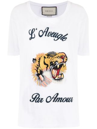 Gucci L'Aveugle Par Amour Sweatshirt (£965) ❤ liked on Polyvore