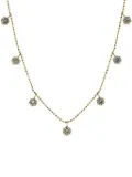 graziela 18K yellow gold medium Floating diamonds necklace