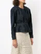 Andrea Bogosian pleated denim jacket