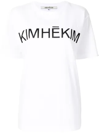 Kimhekim Logo Print T-shirt - Farfetch