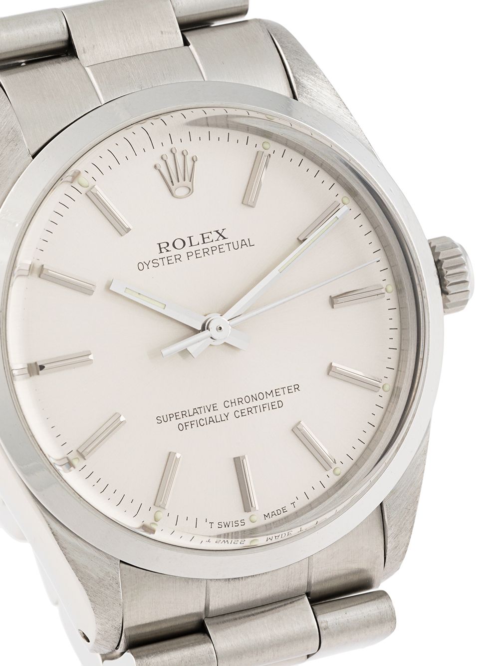 фото Rolex наручные часы oyster perpetual pre-owned 33 мм 1980-х годов