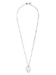Image 1 of Alexander McQueen Skull Tag curb-chain necklace