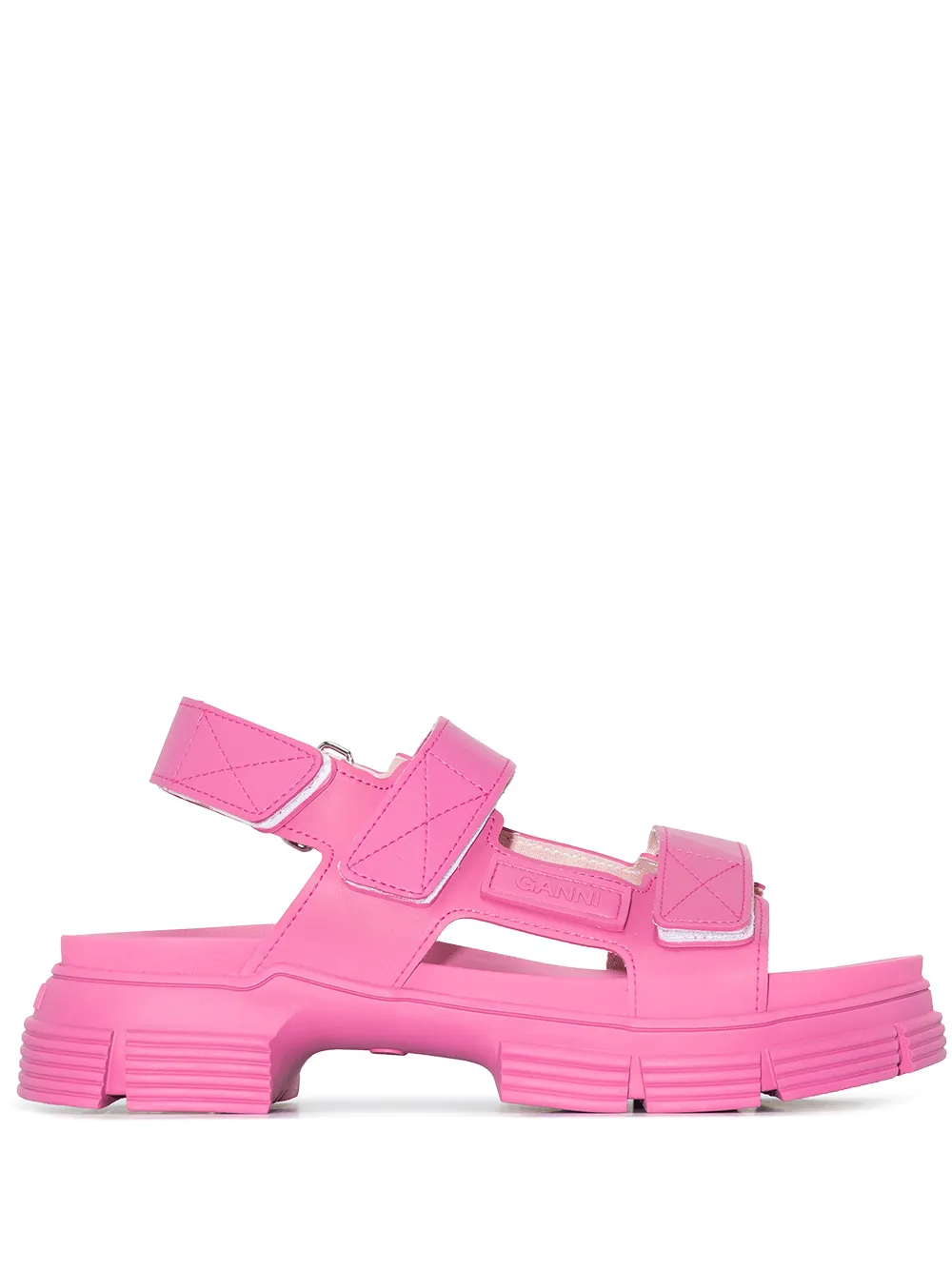 Pink deals rubber sandals