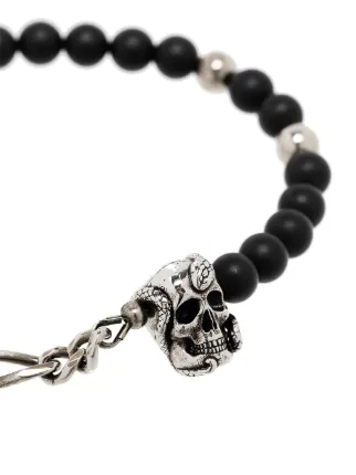 beaded and skull bracelet展示图