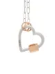 Image 2 of Marla Aaron 14kt gold Heart lock pendant necklace