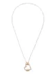 Image 1 of Marla Aaron 14kt gold Heart lock pendant necklace