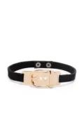 Manokhi buckle chocker necklace - Black