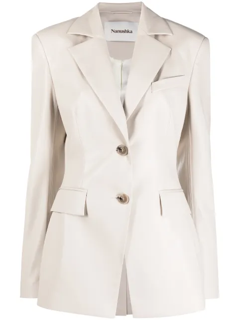 Nanushka Hathi single-breasted blazer