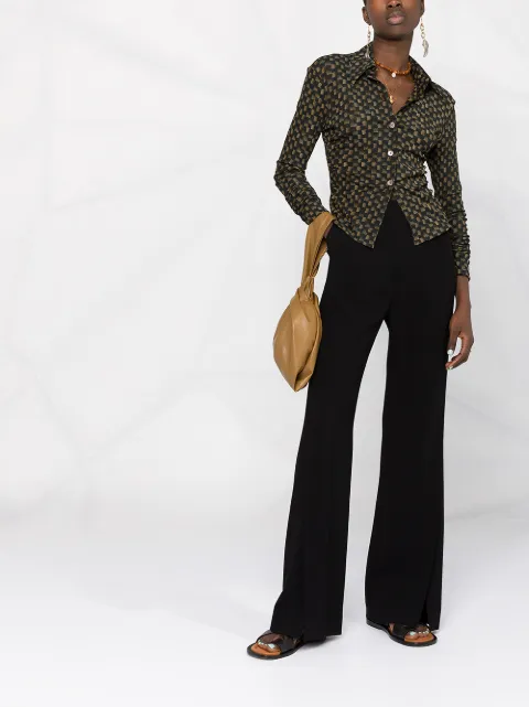 Nanushka Felda Illusion Check Shirt 